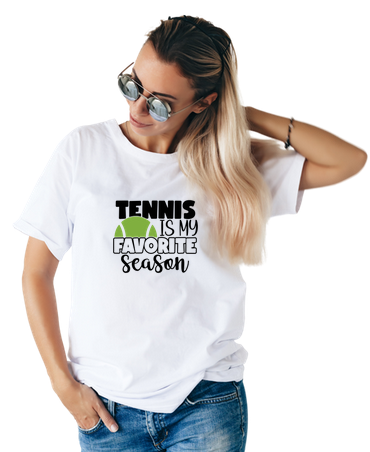 Tricou personalizat Tenis is my favorite seazon  TNS5015