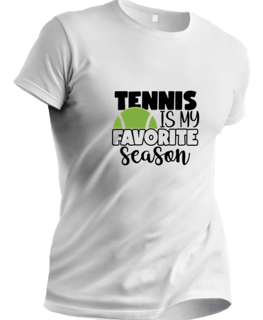 Tricou personalizat Tenis is my favorite seazon  TNS5015