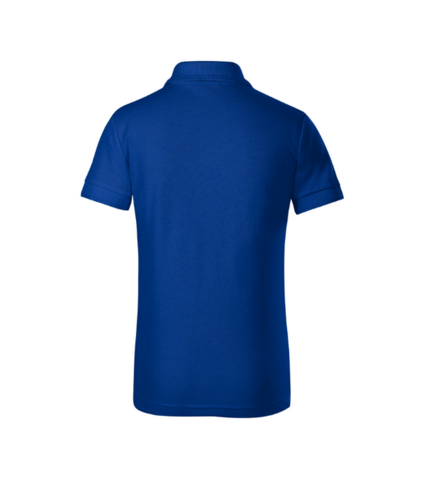 Tricou polo albastru regal pentru copii din bumbac cu maneca scurta Pique Pol222