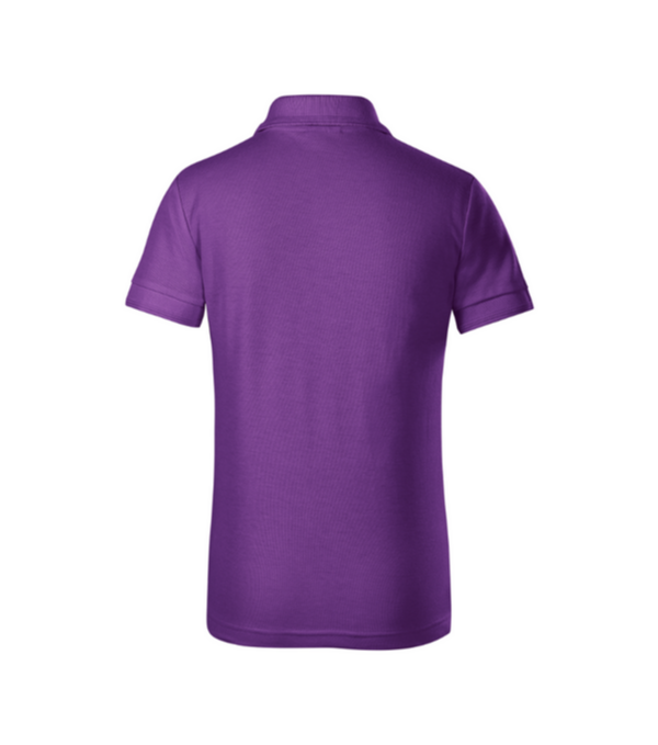 Tricou polo mov violet pentru copii din bumbac cu maneca scurta Pique Pol222