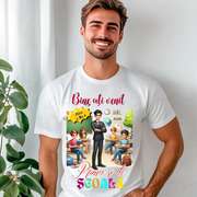 Tricou scoala pentru Domnul invatator – cadou personalizat pentru profesori