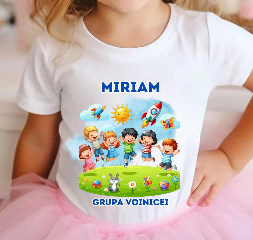 Tricou scoala pentru Grupa voiniceilor – cadou personalizat pentru profesori  sau elevi