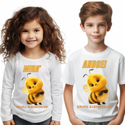 Tricou scolare Clasa albinutelor personalizat pentru absolventi de scoala sau gradinita