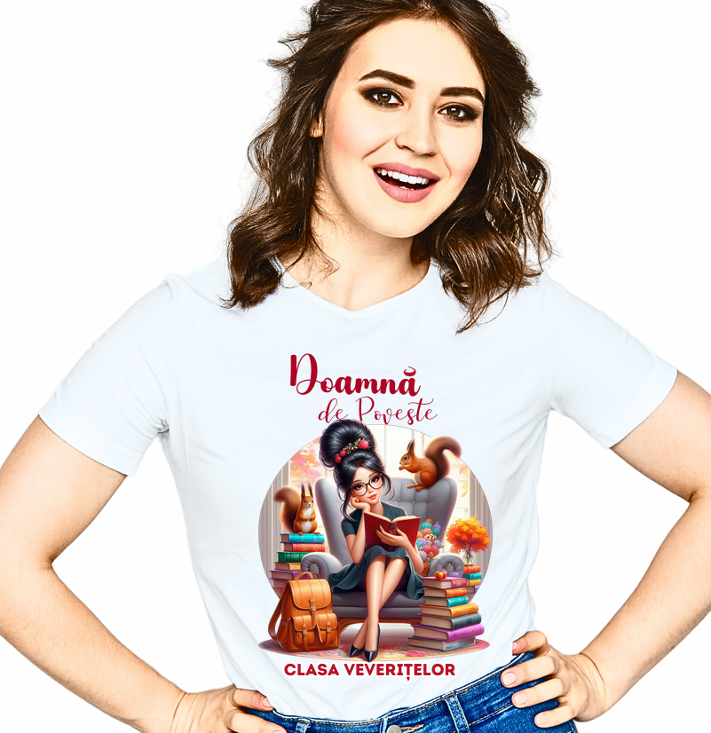 Tricou scolare Clasa veveritelor pentru absolventi de scoala sau gradinita