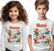 Tricou scolare Clasa veveritelor pentru absolventi de scoala sau gradinita
