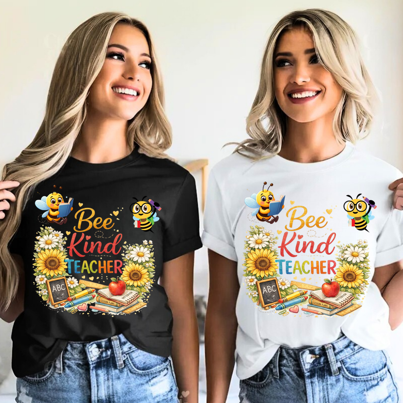 Tricou Special pentru Educatoare de albinute - un cadou cu Design Elegant