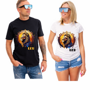 Tricou zodiac LEU personalizat cu text sau poze, unisex TLEU118