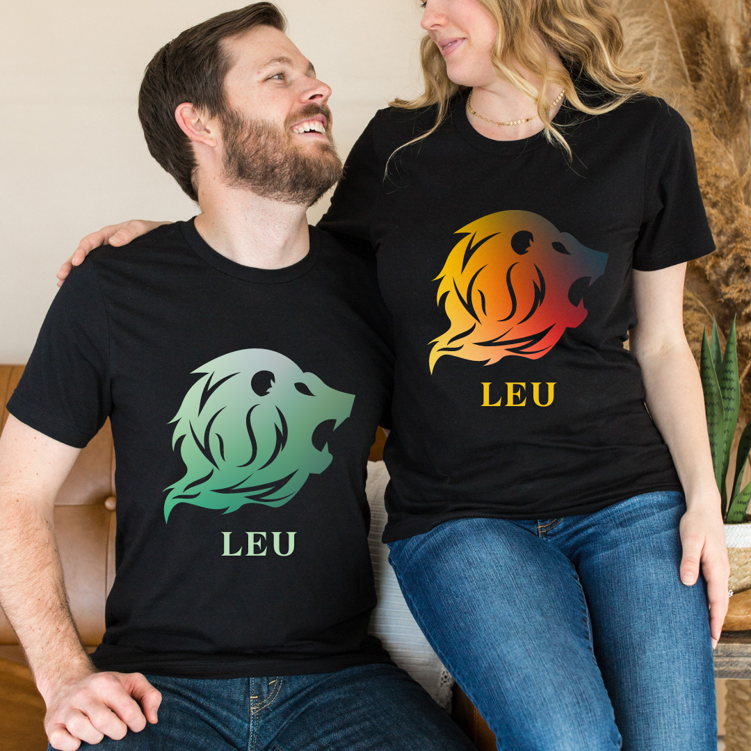 Tricou zodiac LEU personalizat cu text sau poze, unisex TLEU119