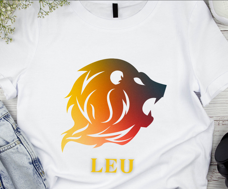 Tricou zodiac LEU personalizat cu text sau poze, unisex TLEU119