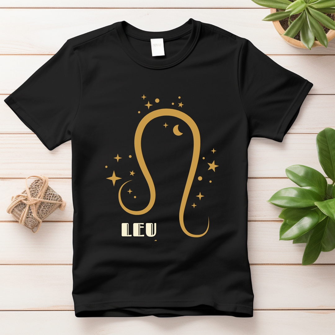 Tricou zodiac LEU personalizat cu text sau poze, unisex TLEU120