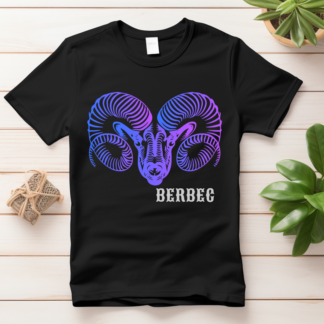 Tricou zodiac BERBEC personalizat cu text sau poze, unisex TBER121