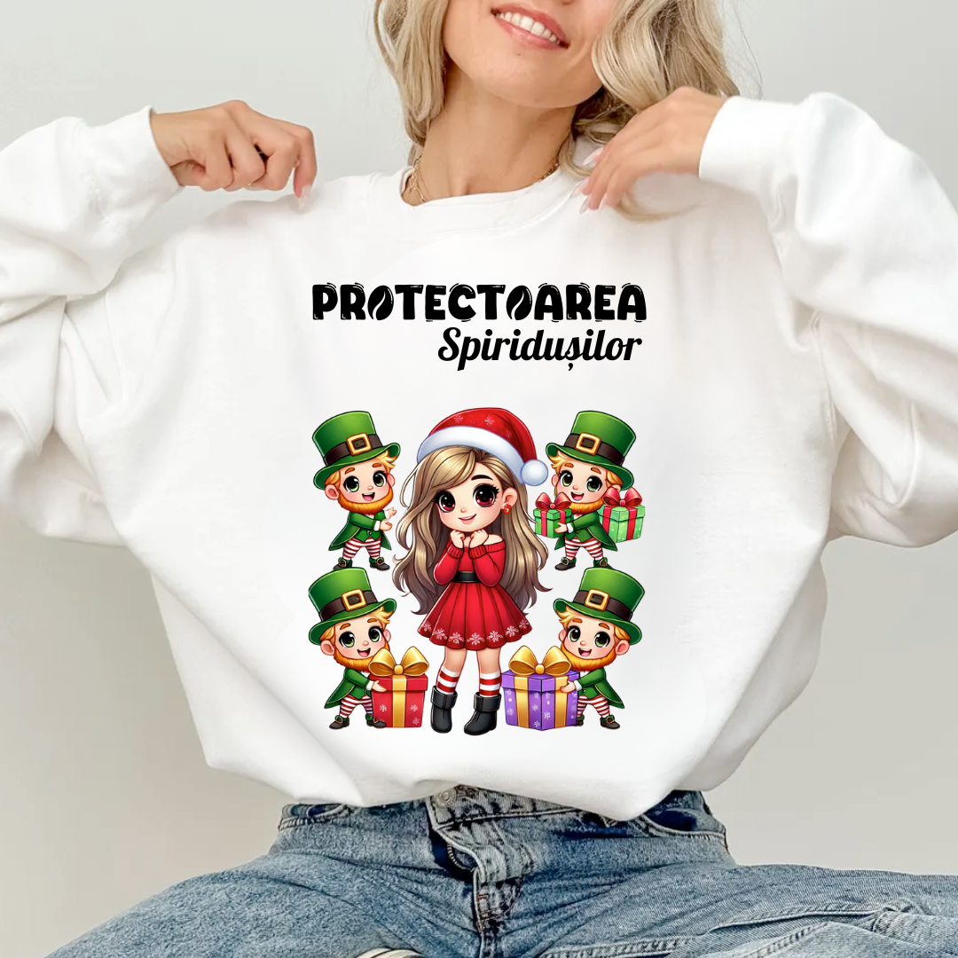 Tricouri personalizate Protectoarea spiridusilor, Cadoul perfect de craciun 12672