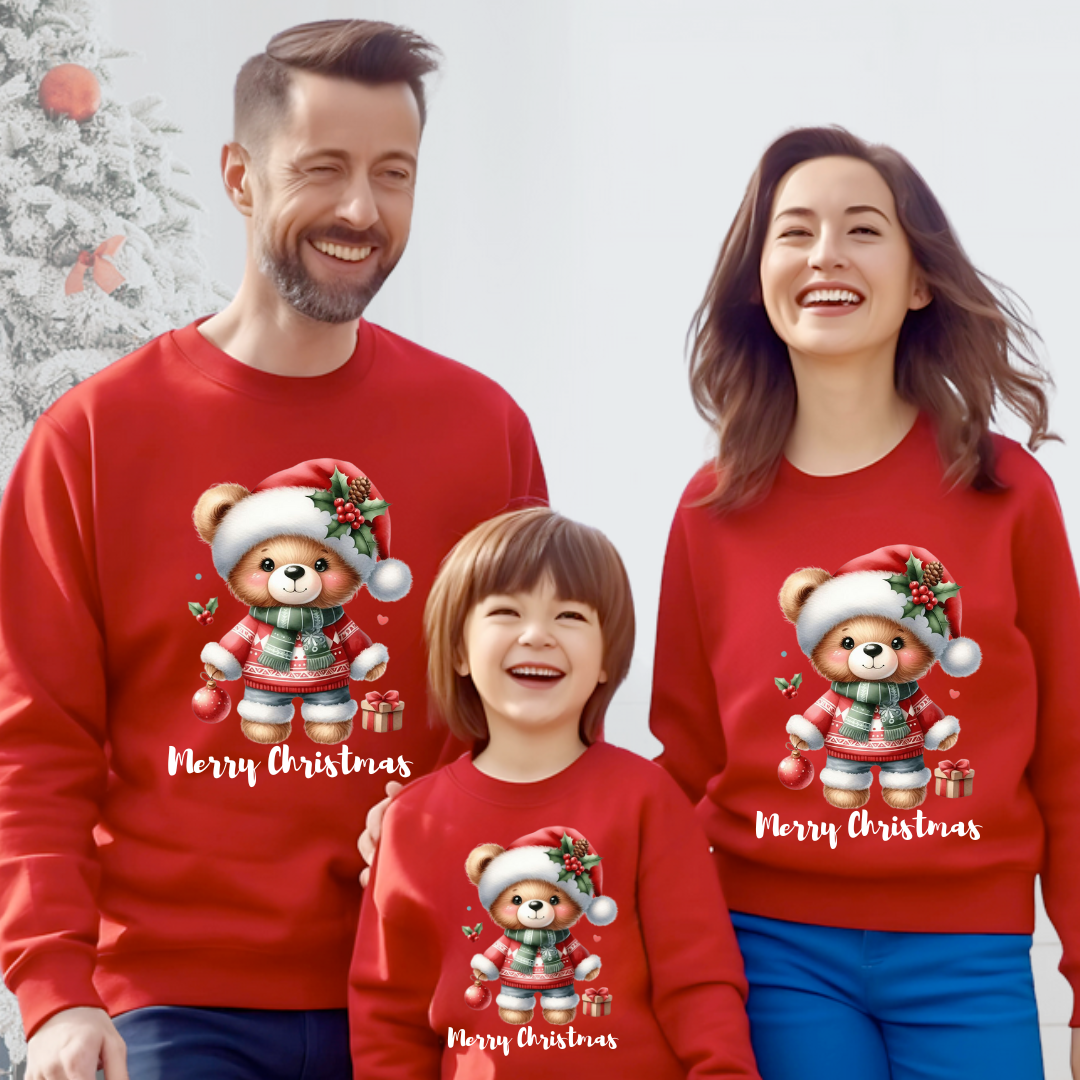 Tricouri Family mama, tata si copii personalizate cu tematica de Craciun, Cadoul perfect de craciun 12663