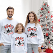 Tricouri Family mama, tata  si copii personalizate cu tematica de Craciun,  Craciun Fericit 12243