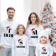 Tricouri Family mama, tata  si copii personalizate cu tematica de Craciun,  Craciun Fericit 12247