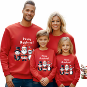 Tricouri Family mama, tata  si copii personalizate cu tematica de Craciun,  Craciun Fericit 12252