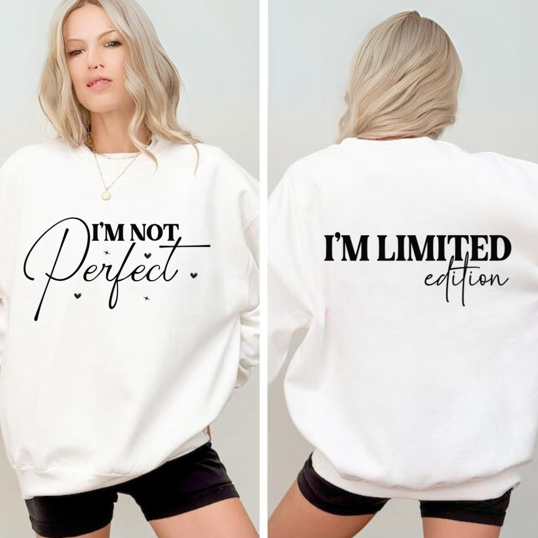Tricouri Family mama, tata  si copii personalizate I'm not perfect 12255