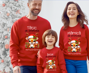 Tricouri Family mama, tata  si copii personalizate cu tematica de Craciun,  Craciun Fericit 12652