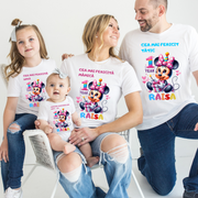 Tricouri Family mama, tata  si copii personalizate PENTRU MOT 1 AN 11256.02 Minnie Mouse