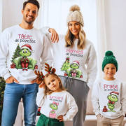 Tricouri personalizate Family, Cadoul perfect de craciun Grinch Family  25109