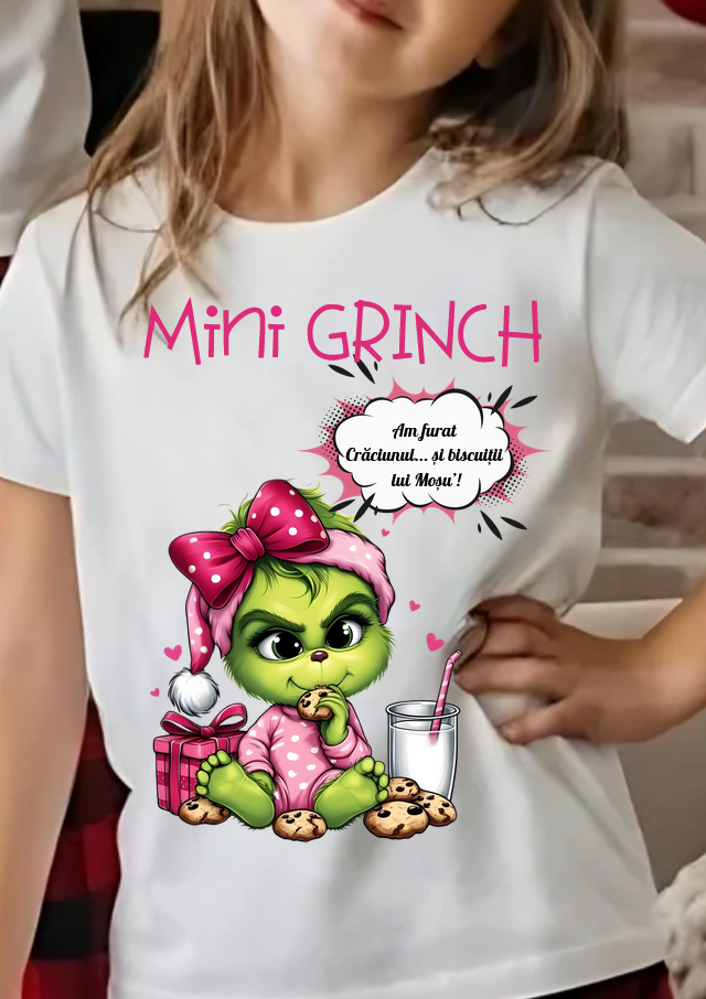 Tricouri personalizate Family, Cadoul perfect de craciun Grinch Family  25112