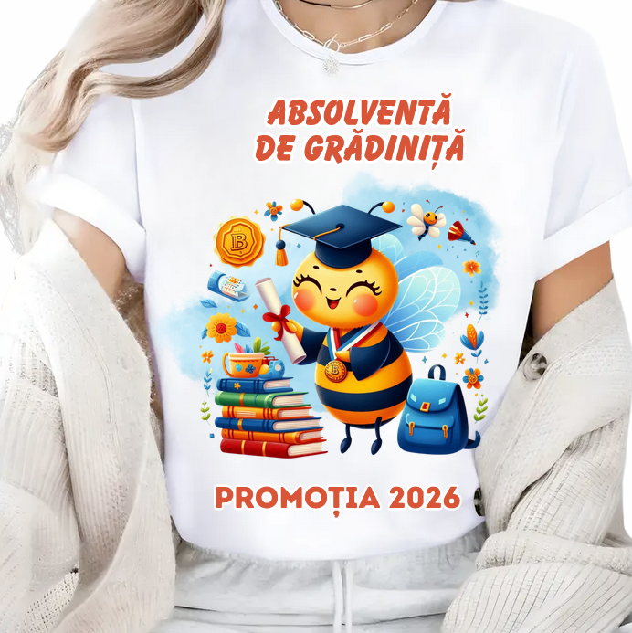 Tricouri Personalizate Grupa Albinuțelor – Absolventi de Gradinita