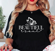 Tricouri Personalizate pentru Vara Beautiful Soul  - Esentiale in Bagajul Tau de Vacanta ❤️ E-Cadou.com