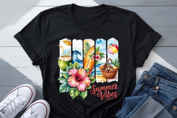 Tricouri Personalizate pentru Vara SUMMER VIBES - Esentiale in Bagajul Tau de Vacanta ❤️ E-Cadou.com