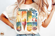 Tricouri Personalizate pentru Vara SUMMER VIBES - Esentiale in Bagajul Tau de Vacanta ❤️ E-Cadou.com