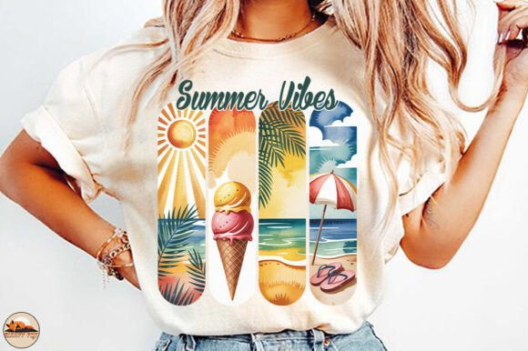 Tricouri Personalizate pentru Vara SUMMER VIBES - Esentiale in Bagajul Tau de Vacanta ❤️ E-Cadou.com