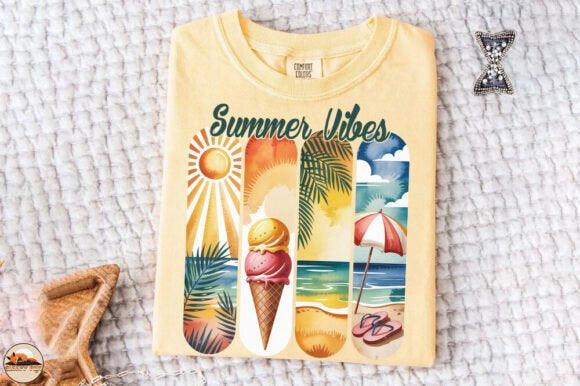 Tricouri Personalizate pentru Vara SUMMER VIBES - Esentiale in Bagajul Tau de Vacanta ❤️ E-Cadou.com