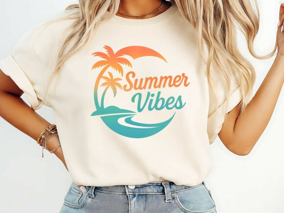 Tricouri Personalizate pentru Vara SUMMER VIBES - Esentiale in Bagajul Tau de Vacanta ❤️ E-Cadou.com