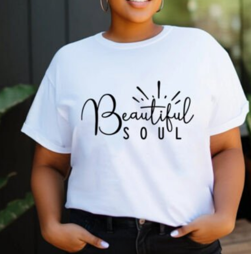 Tricouri Personalizate pentru Vara Beautiful Soul  - Esentiale in Bagajul Tau de Vacanta ❤️ E-Cadou.com