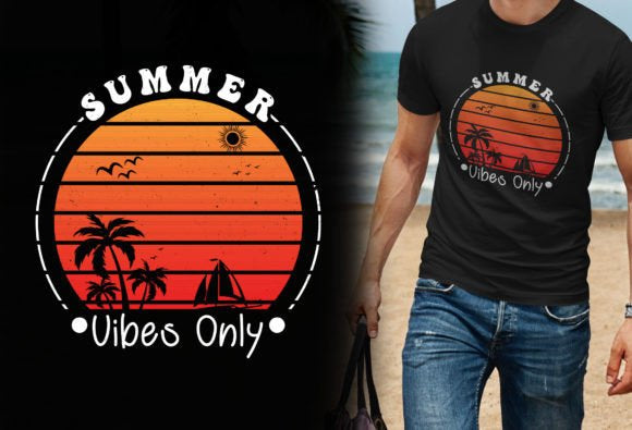 Tricouri Personalizate pentru Vara SUMMER VIBES - Esentiale in Bagajul Tau de Vacanta ❤️ E-Cadou.com