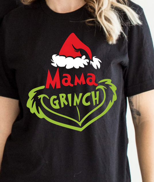 Tricouri personalizate Mama si Papa Grinch Cadoul perfect de craciun 3226