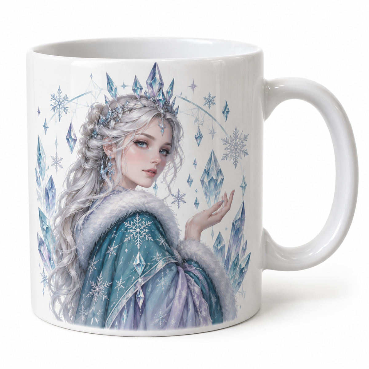 Cană personalizată pentru copii – Zâna Zăpezii – imagine 3
